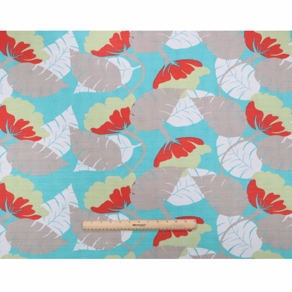 Outdoor Fabric 1yd Richloom Solarium Avia Fabric Surf New